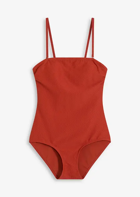 Shape-badedrakt i strukturmateriale, middels formende, bonprix