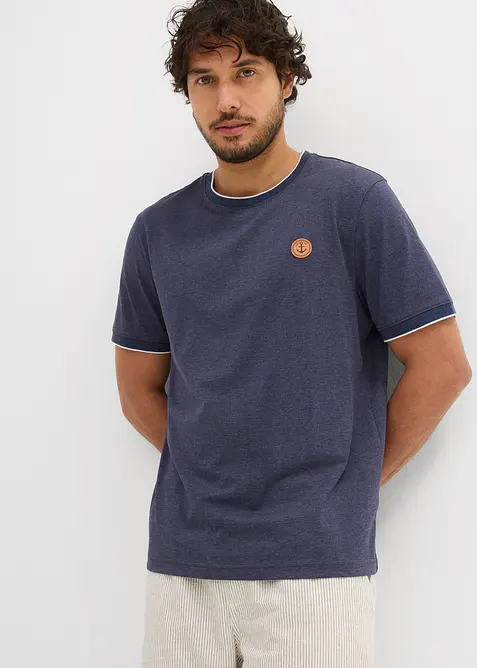 T-skjorte med forseggjorte detaljer, bonprix