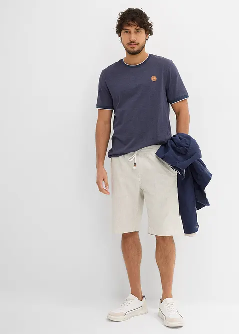 T-skjorte med forseggjorte detaljer, bonprix