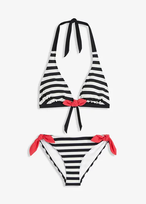 Halterneck-bikini med knytebånd (2-delt sett), bonprix