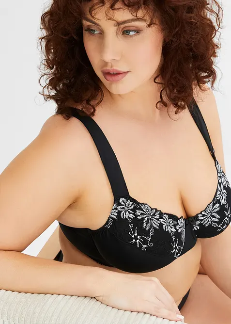 Spile-BH med vatterte skulderbånd (2-pack), bonprix