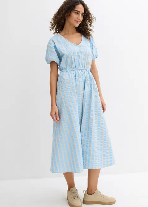 Kjole av luftig musselin, bonprix