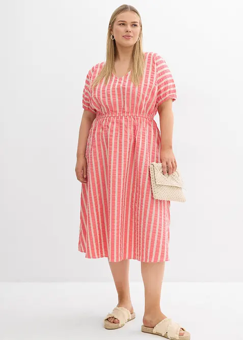 Kjole av luftig musselin, bonprix