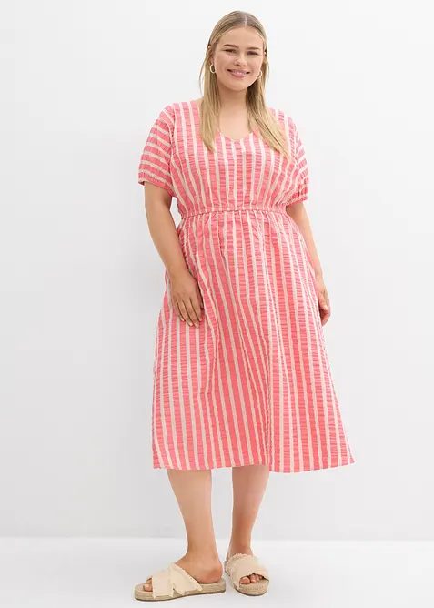 Kjole av luftig musselin, bonprix