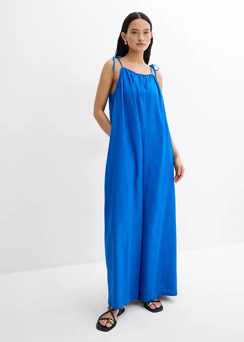 Jumpsuit i lett lin-viskose-miks, bonprix