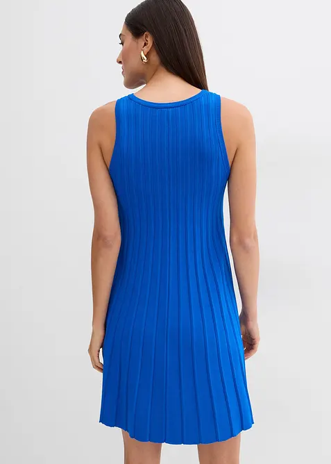 Strikket kjole i viskosemiks og A-fasong, bonprix