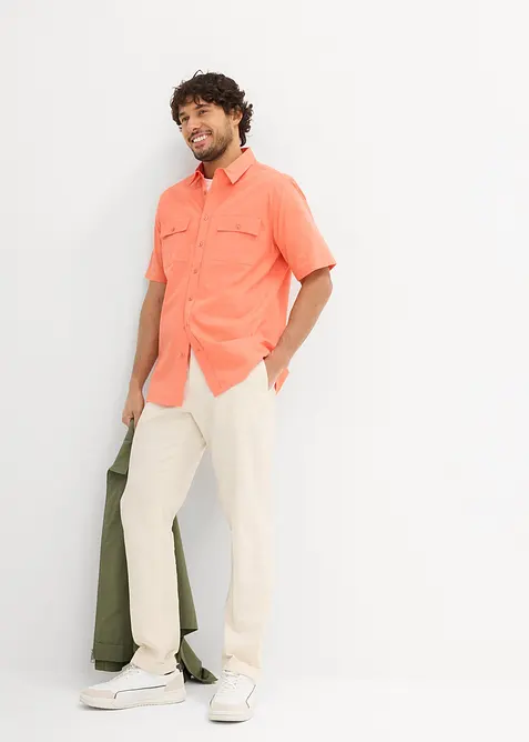 Kortermet skjorte i 100% bomull, bonprix