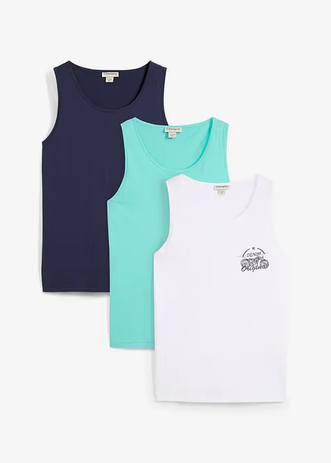 Singlet (3-pack), bonprix