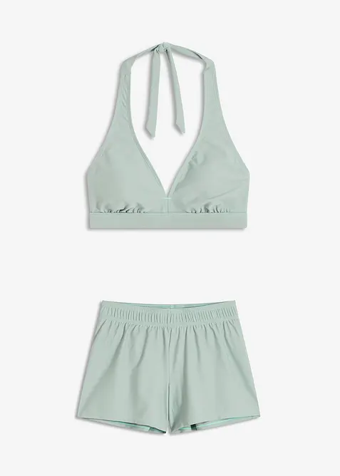 Bikini og badebukse (3-delt sett), bonprix