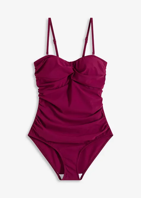 Shape-badedrakt i omslagslook, middels formende, bonprix