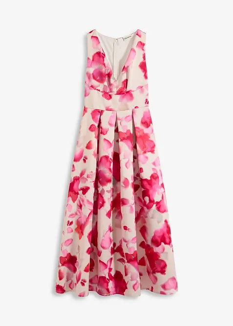 Stroppekjole i glinsende sateng, bonprix