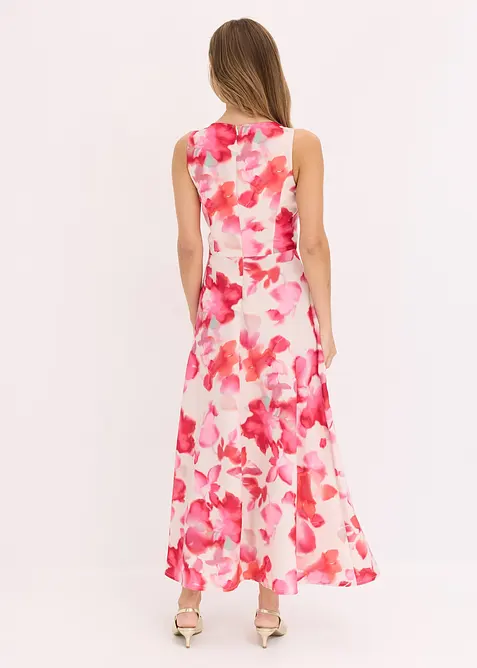 Stroppekjole i glinsende sateng, bonprix