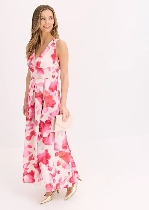 Stroppekjole i glinsende sateng, bonprix