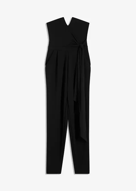 Jumpsuit i bandeau-modell med knyte-detalj, bonprix