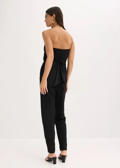 Jumpsuit i bandeau-modell med knyte-detalj, bonprix