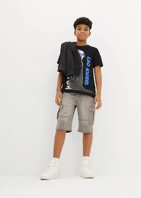 T-skjorte med økologisk bomull, bonprix