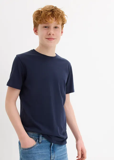 T-skjorte i 100% bomull (3-pack), bonprix