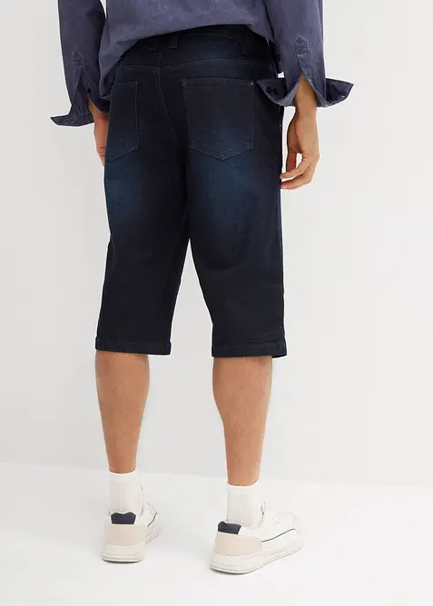 Lang bermudashorts i denim med stretch, Regular Fit, bonprix