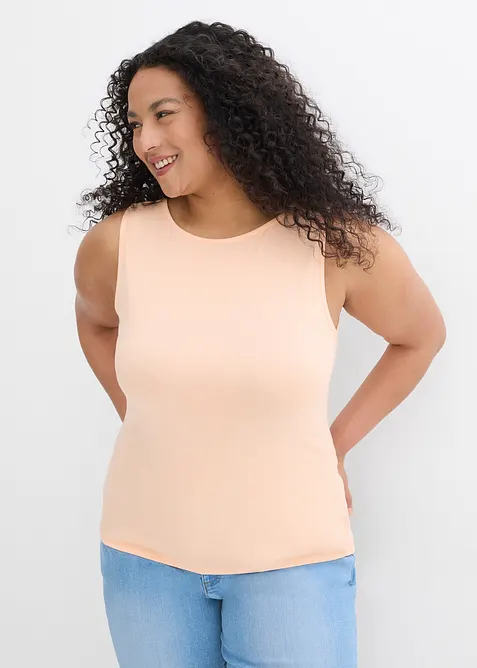 Topp i myk viskose (2-pack), bonprix