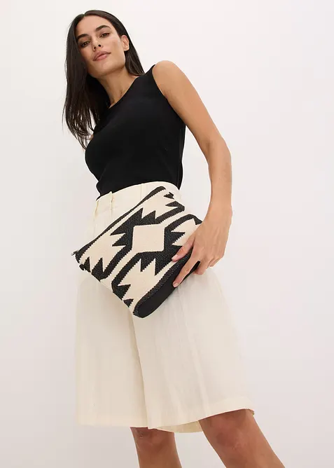 Skulderveske i kanvas, bonprix