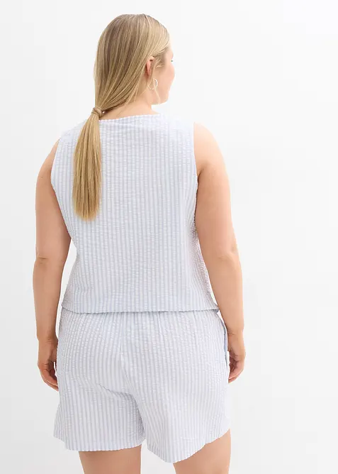 Blusetopp i 100% bomull, bonprix