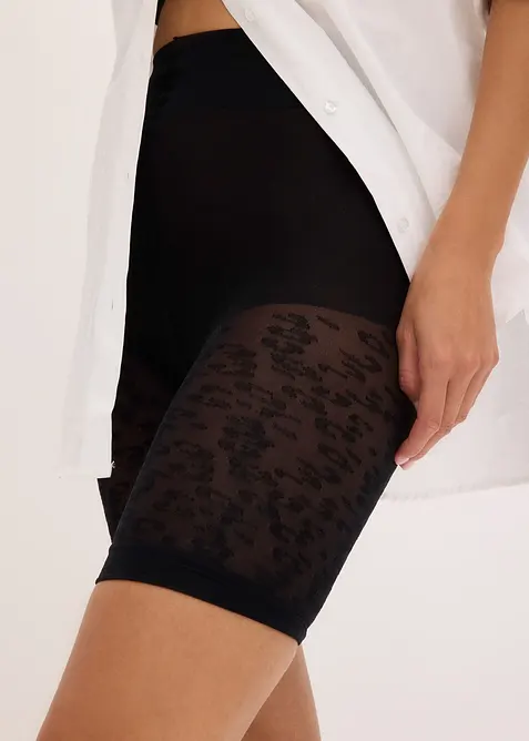 Sykkelshorts med "anti gnisse"-effekt og komfortlinning 50 DEN, bonprix