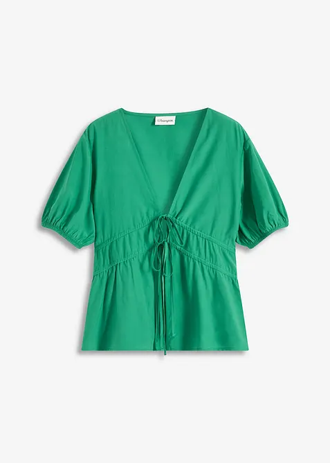 Bluse med sl&oslash;yfer, bonprix