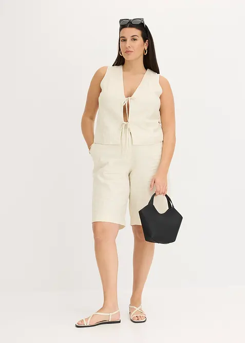 Vest med knyting, bonprix