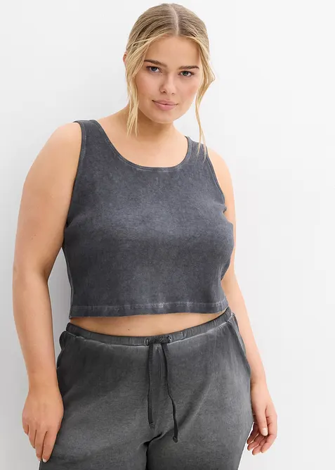 Singlet av ren økologisk bomull, bonprix