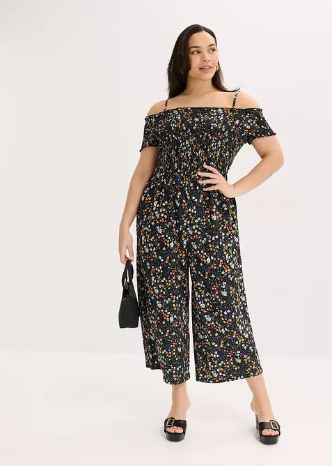 Jumpsuit i jerseykrepp, bonprix