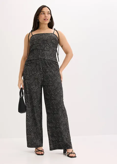 Jerseybukse i strukturert krepp, bonprix