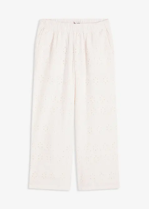 Culotte med hullbroderi, bonprix