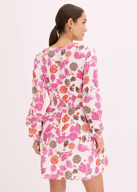 Minikjole av musselin, bonprix