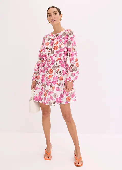 Minikjole av musselin, bonprix