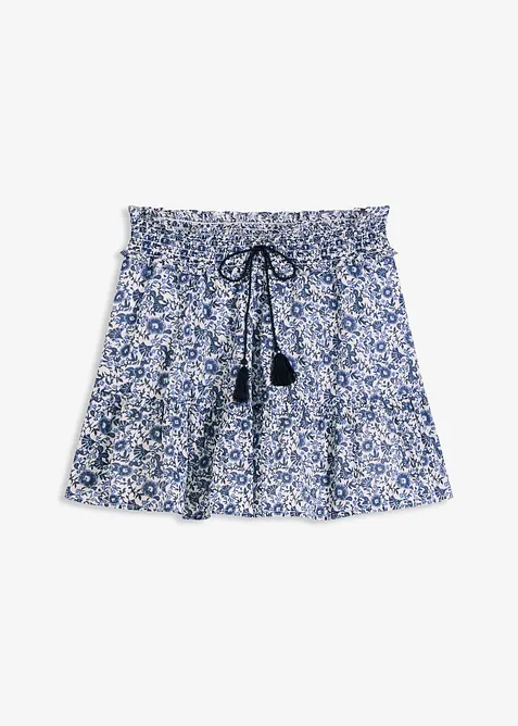 Miniskjørt i boho look og lett bomull, bonprix