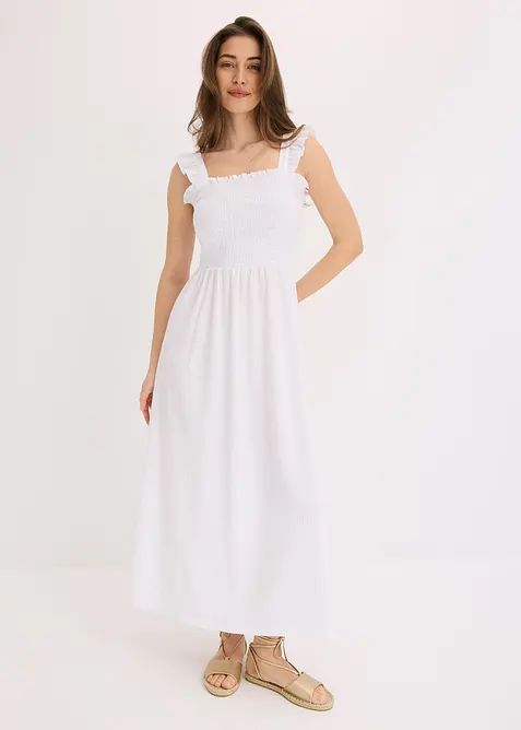 Jerseykjole med vaffels&oslash;m, bonprix