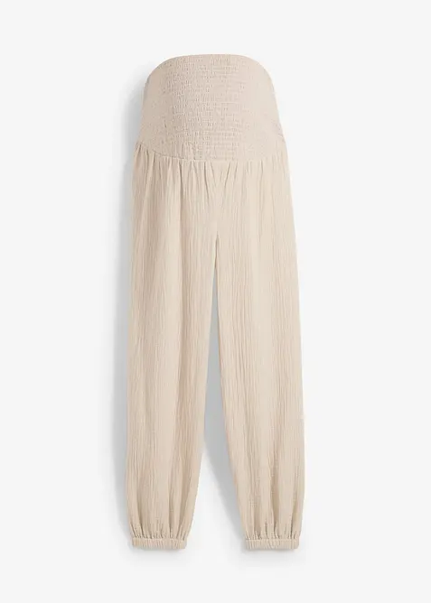 2-i-1-mammabukse i 100% bomullsmusselin, bonprix