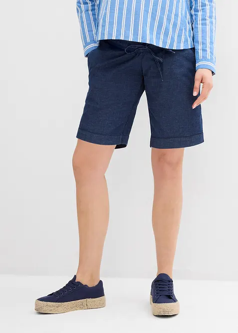 Mammashorts i lett denim med stretch, bonprix