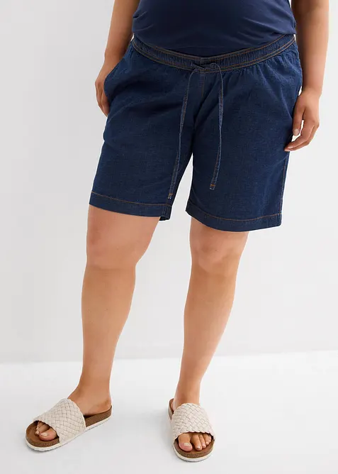 Mammashorts i lett denim med stretch, bonprix