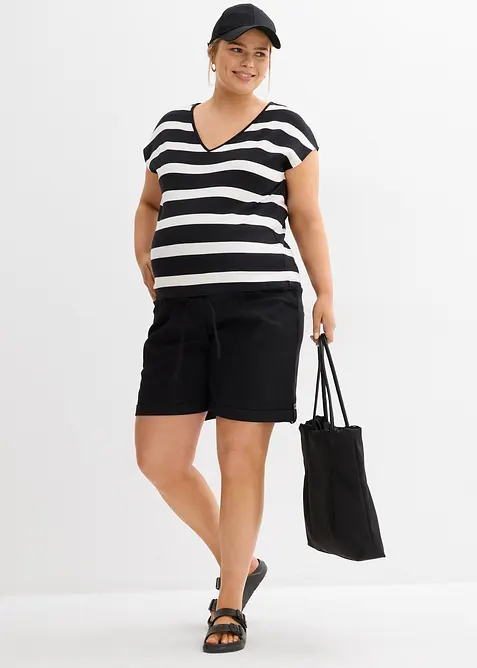 2-i-1-mamma-bermudashorts og shorts med oppbrett, bonprix