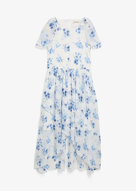 Crinkle chiffonkjole i strukturmateriale, bonprix