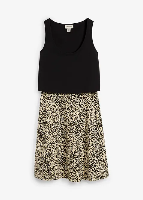 2-i-1-mamma- og ammekjole av bomullsjersey, bonprix