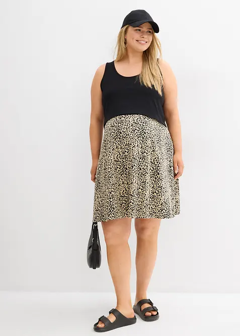 2-i-1-mamma- og ammekjole av bomullsjersey, bonprix