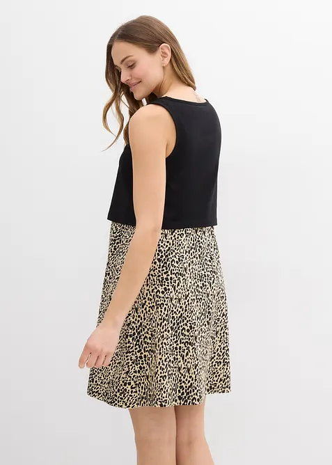 2-i-1-mamma- og ammekjole av bomullsjersey, bonprix