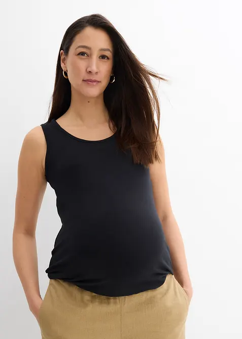 Mammatopper i bomull (2-pack), bonprix