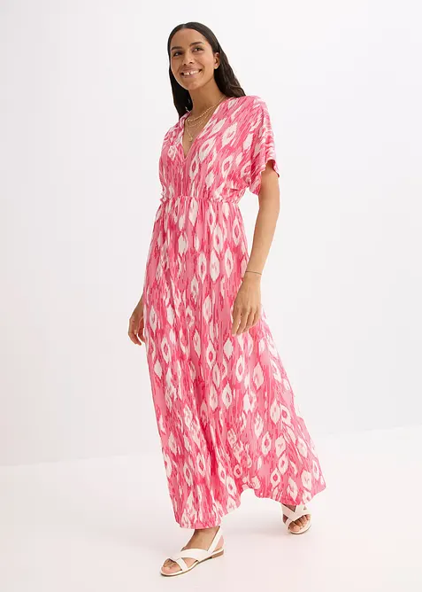 Maxikjole i myk viskosemiks, bonprix