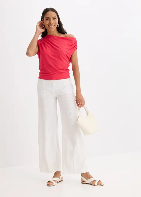 Topp med asymmetrisk utringning, bonprix