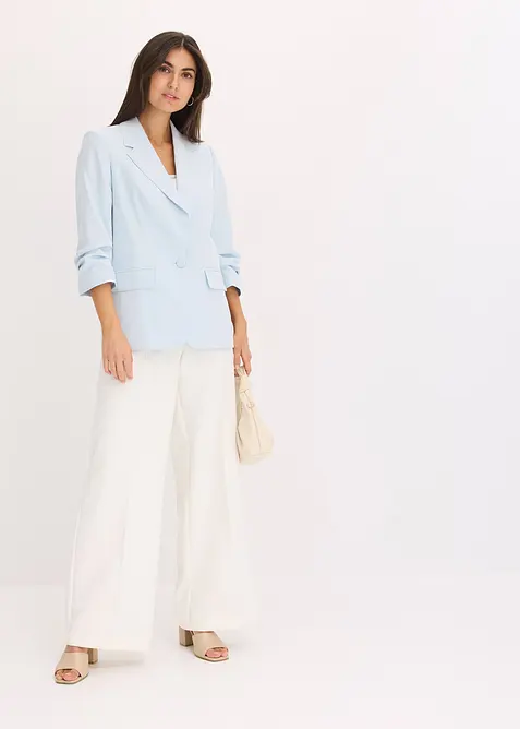 Blazer i viskose og ledig modell med 3/4-lange ermer, bonprix
