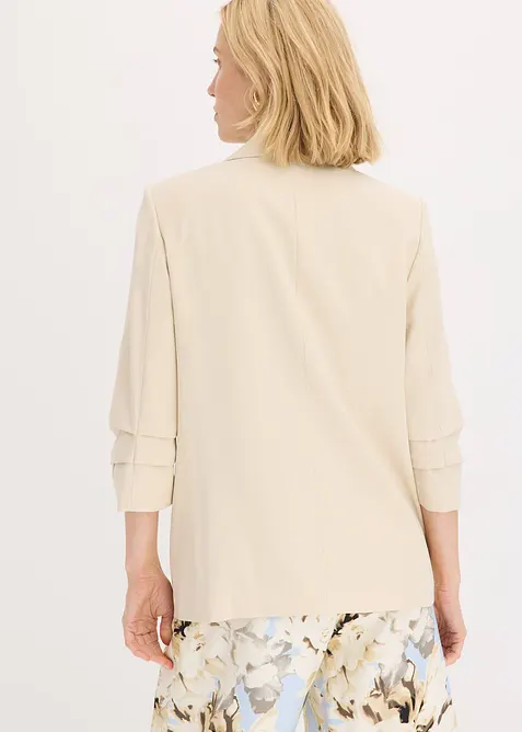 Blazer i viskose og ledig modell med 3/4-lange ermer, bonprix