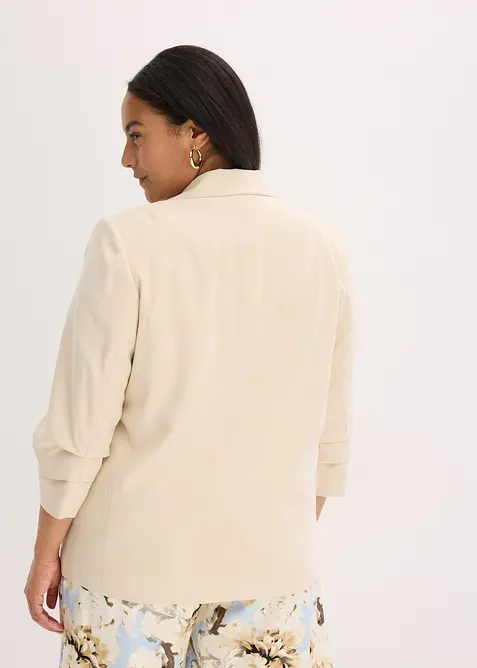 Blazer i viskose og ledig modell med 3/4-lange ermer, bonprix